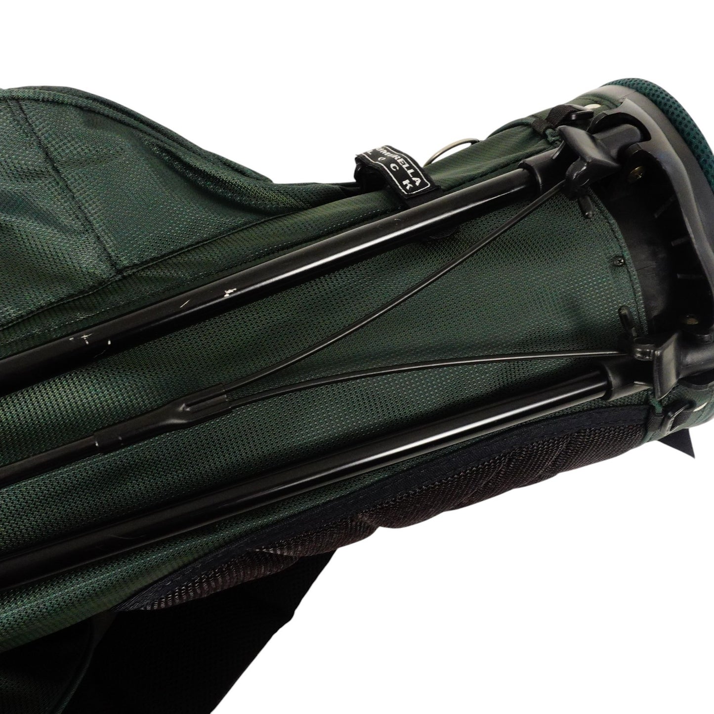 Augusta National Masters RARE Carry Stand 5 Way Golf Bag Green w Rain Cover