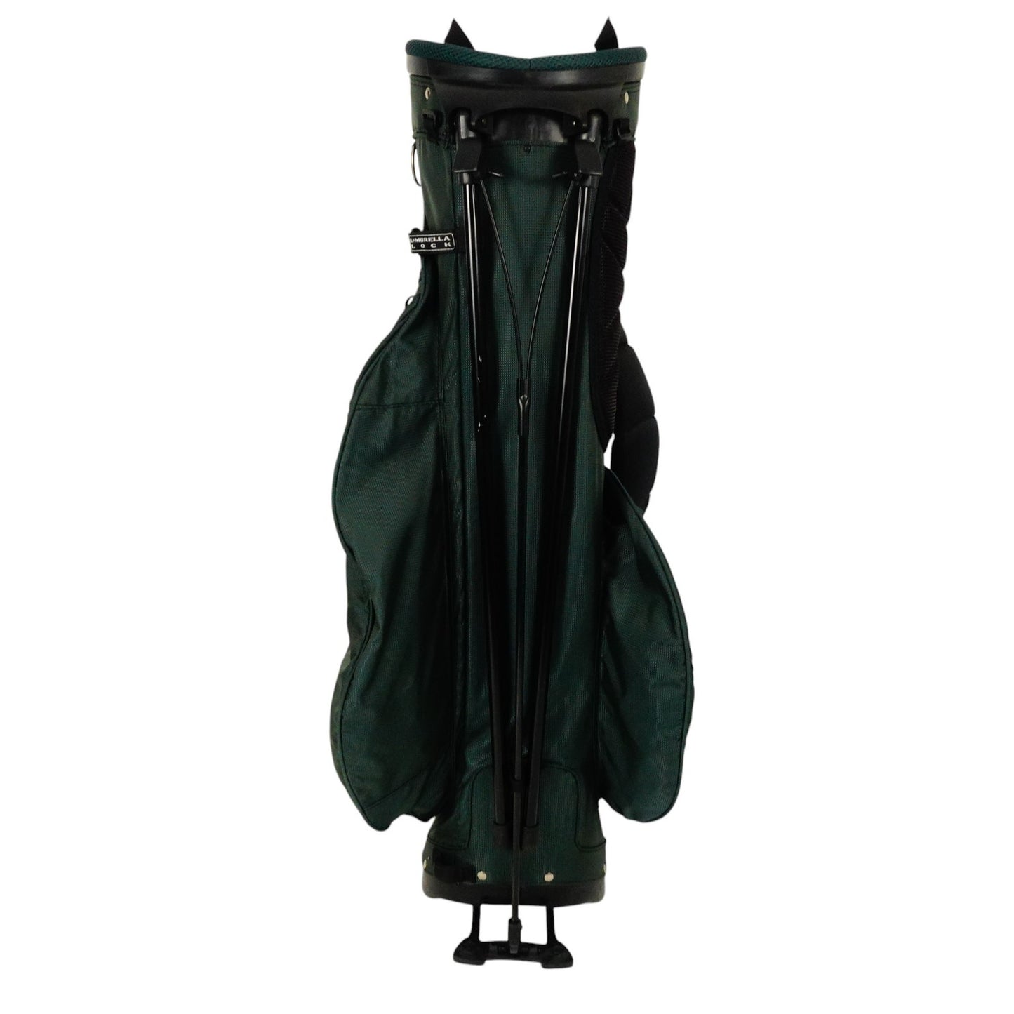 Augusta National Masters RARE Carry Stand 5 Way Golf Bag Green w Rain Cover